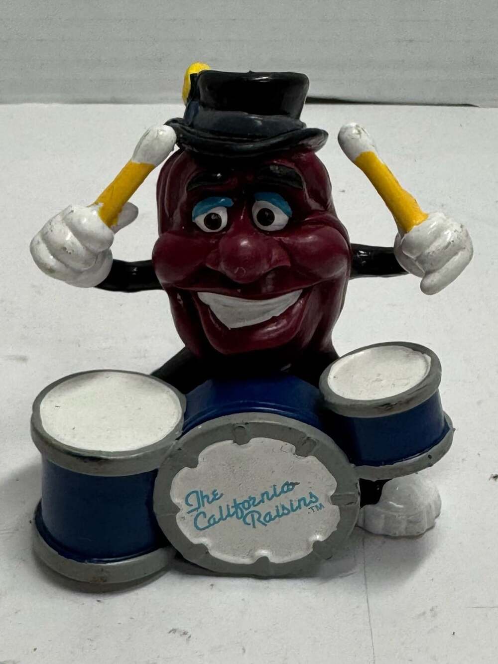 Vintage The California Raisins Drummer Figurine Figurine